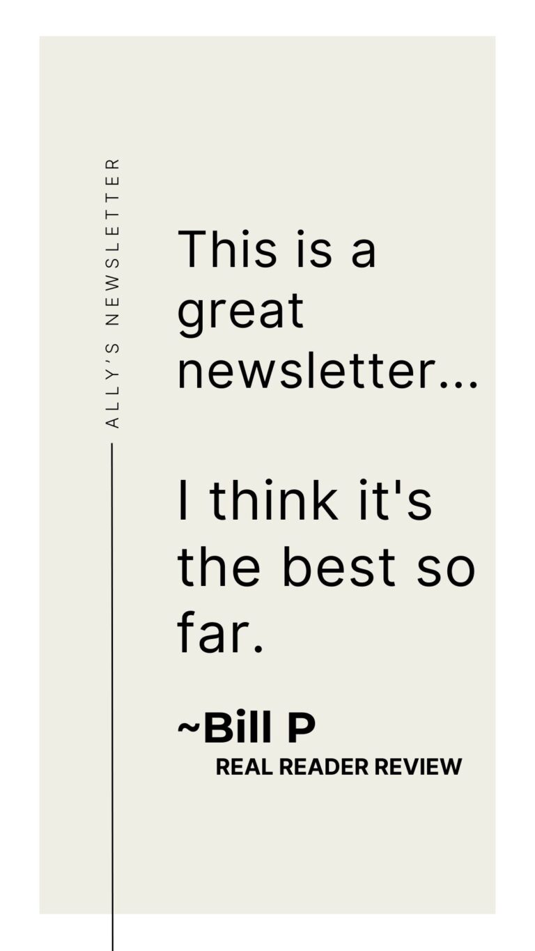 bill real newsletter reader review